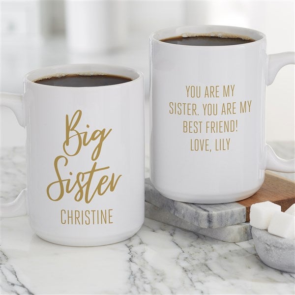 Sisters Forever Personalized Coffee Mugs - 35760