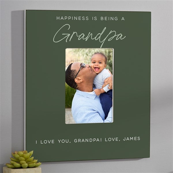 Happiness is Being a Grandparent Personalized Picture Frames - 35797