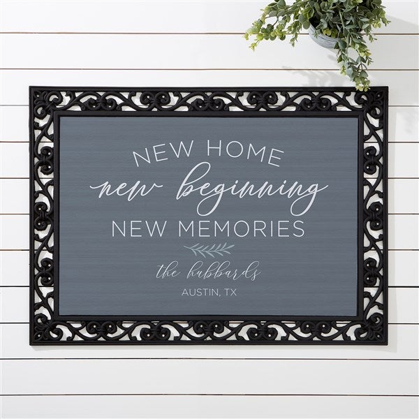 New Home, New Memories Personalized Doormats - 35815