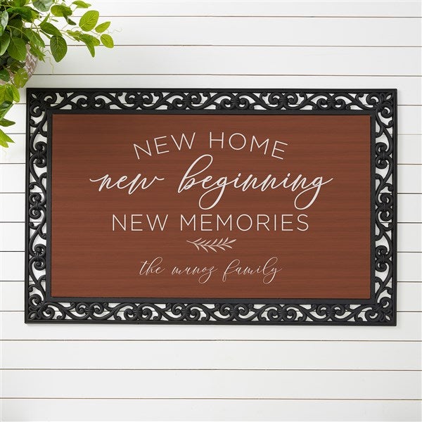 New Home, New Memories Personalized Doormats - 35815