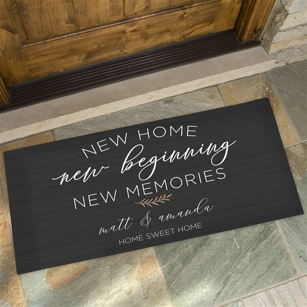 New Home, New Memories Personalized Doormats - 35815