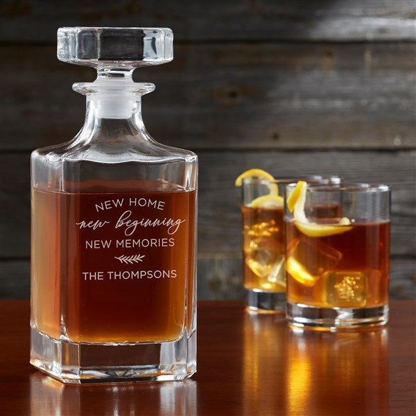 New Home, New Memories Personalized Royal Decanter - 35830