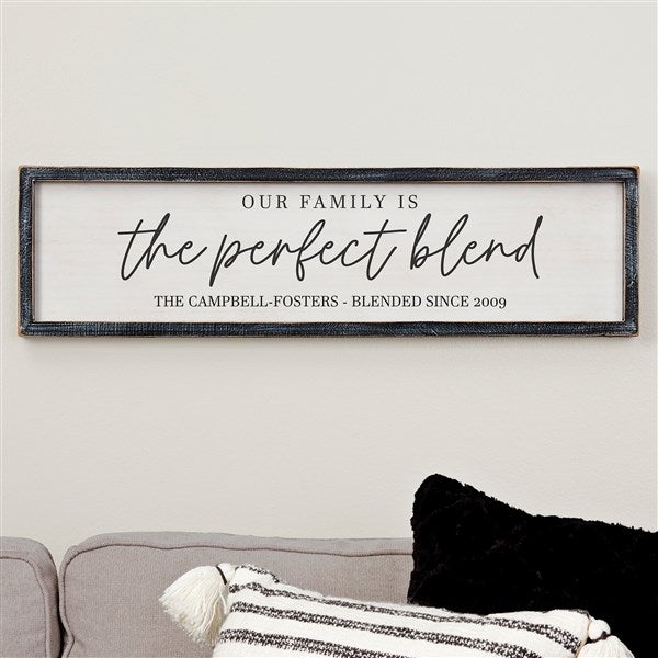 The Perfect Blend Personalized Barnwood Frame Wall Art - 35834