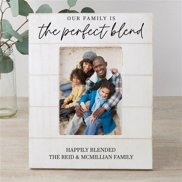 Friends Are The Family We Choose Personalized Shiplap Frame - 4x6 Vertical