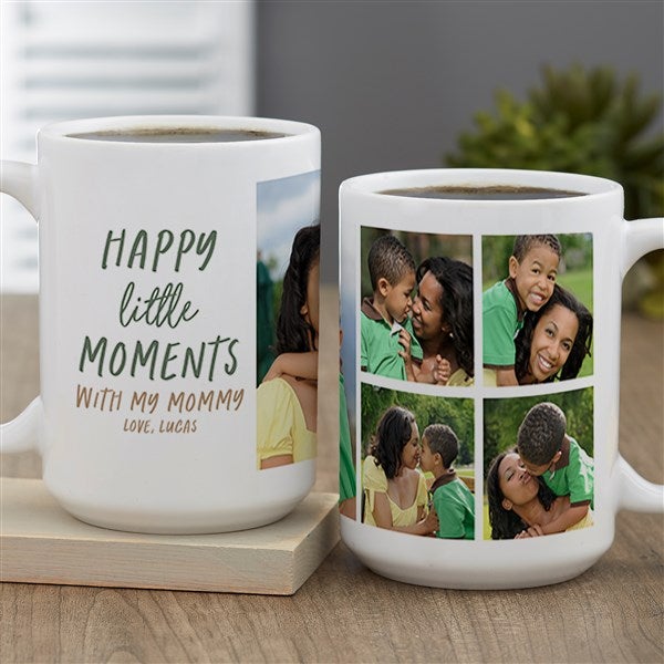 Happy Little Moments Personalized Photo Coffee Mugs  - 35848