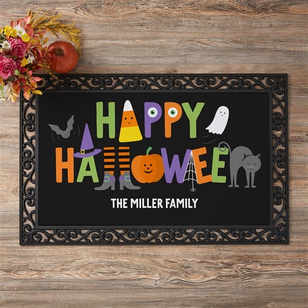 Personalized Doormats - Trick or Treat Icons - 35880