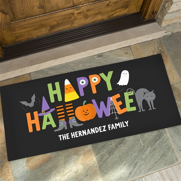Personalized Doormats - Trick or Treat Icons - 35880