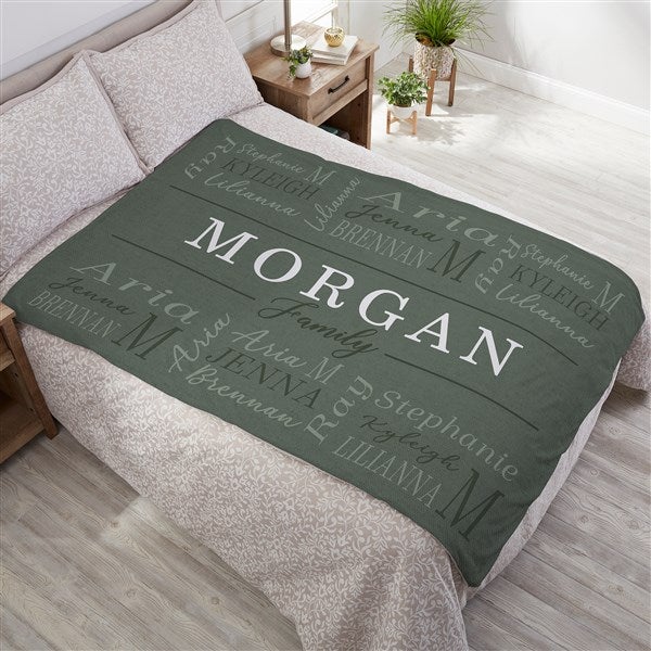 Family Is Everything Personalized Weighted Blanket - 35899