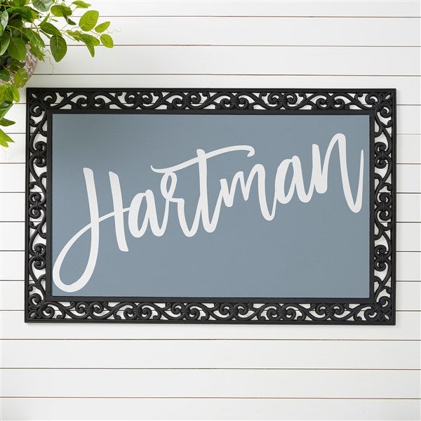 Bold Family Name Personalized Doormats  - 35926