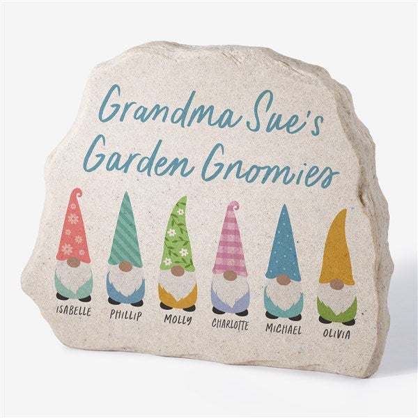 Spring Gnome Personalized Standing Garden Stone  - 36016