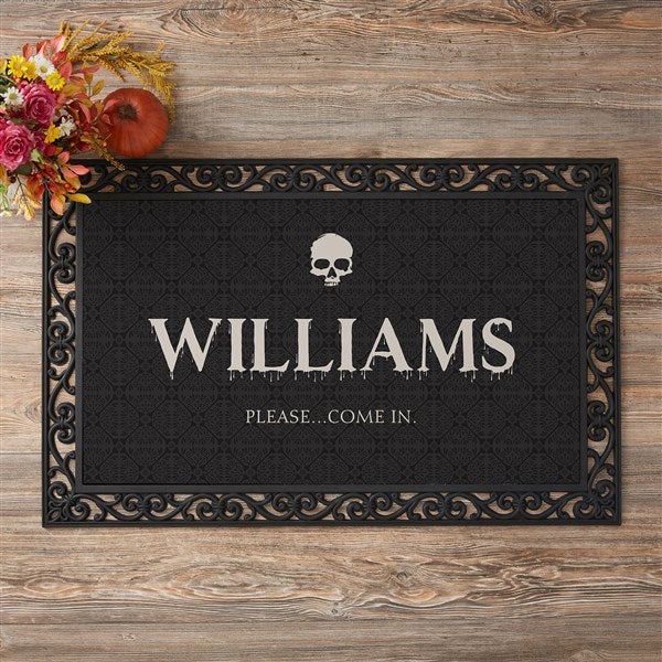 Halloween Personalized Doormat - Haunted Halloween - 36027