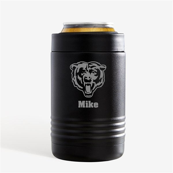 NFL Chicago Bears Personalized Stainless Insulated Beer Can Holder - 36119