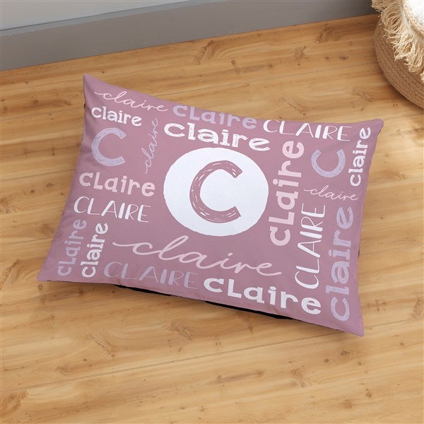 Youthful Name For Her Personalized Floor Pillow  - 36133