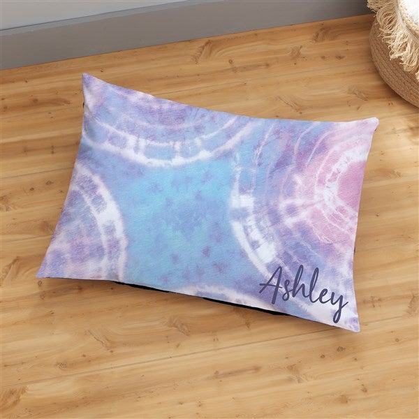 Pastel Tie Dye Personalized Floor Pillow  - 36138