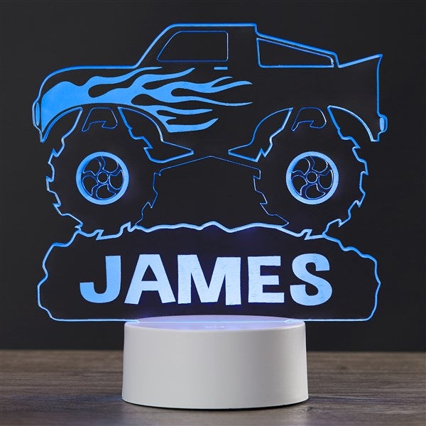 Monster Truck Personalized LED Sign - 36154