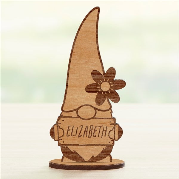 Personalized Wooden Spring Gnomes  - 36164