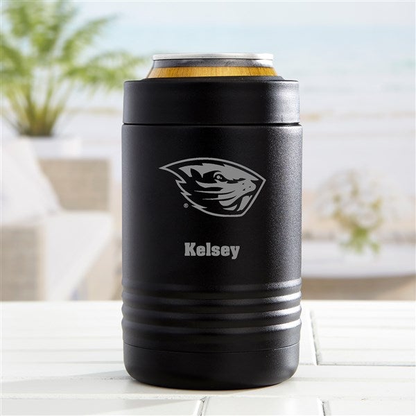 NCAA Oregon State Beavers Personalized Stainless Insulated Beer Can Holder