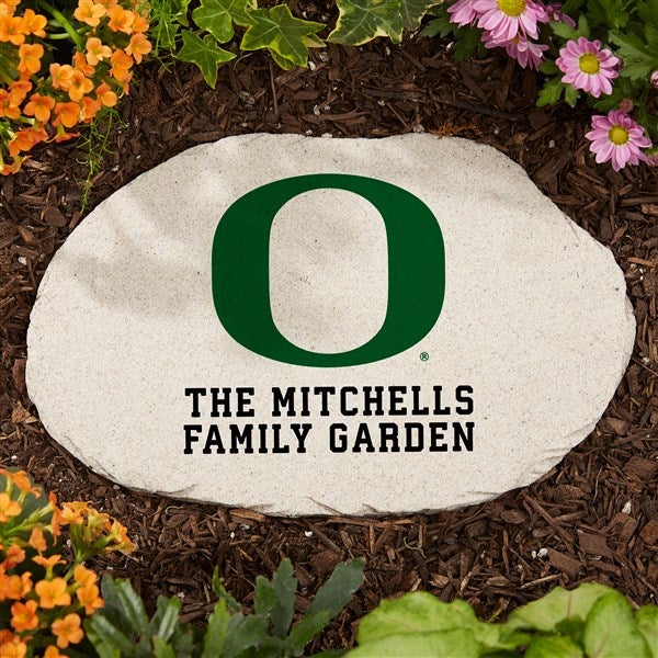 NCAA Oregon Ducks Personalized Round Garden Stone  - 36186