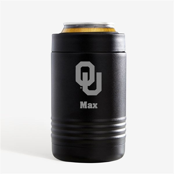 NCAA Oklahoma Sooners Personalized Stainless Insulated Beer Can Holder - 36202