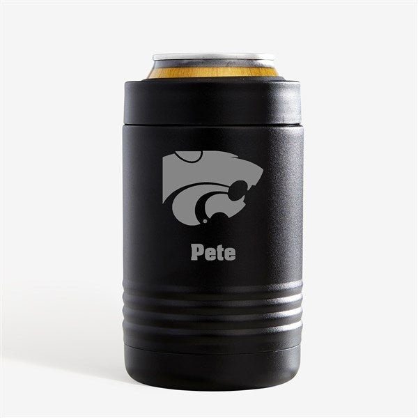 NCAA Kansas State Wildcats Personalized Stainless Insulated Can Holder - 36225