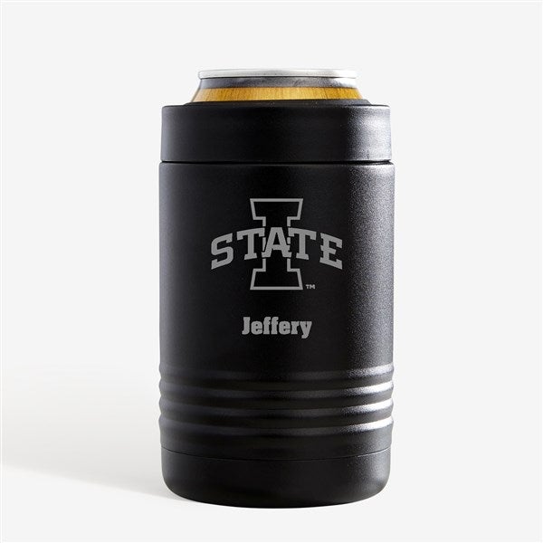 NCAA Iowa State Cyclones Personalized Stainless Insulated Beer Can Holder - 36268