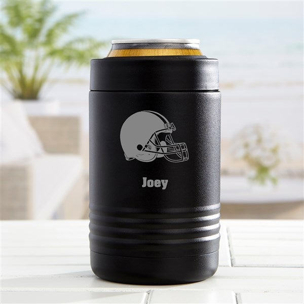 NFL Cleveland Browns Personalized Stainless Insulated Beer Can Holder - 36285