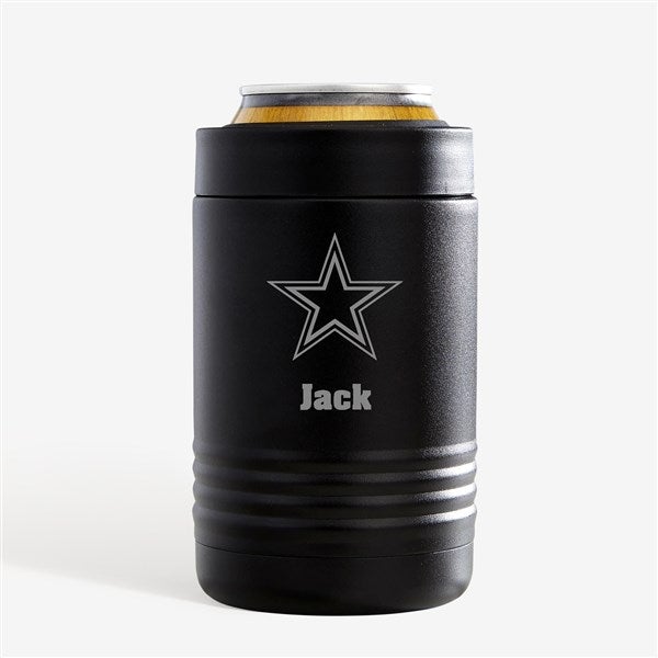 NFL Dallas Cowboys Personalized Stainless Insulated Beer Can Holder - 36295