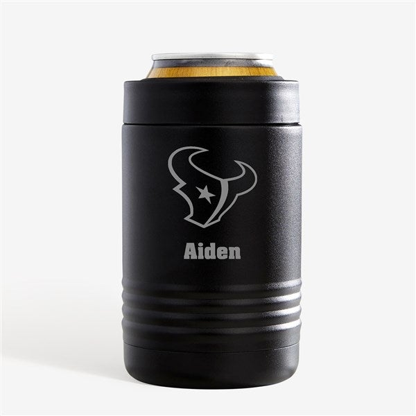 NFL Houston Texans Personalized Stainless Insulated Beer Can Holder - 36299