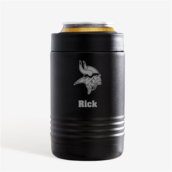 NFL Minnesota Vikings Personalized Stainless Insulated Beer Can Holder - 36306