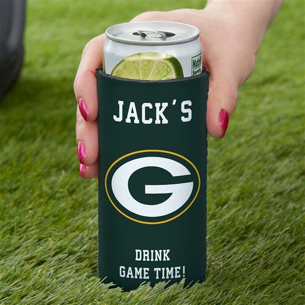 NFL Green Bay Packers Personalized Slim Can Cooler  - 36334