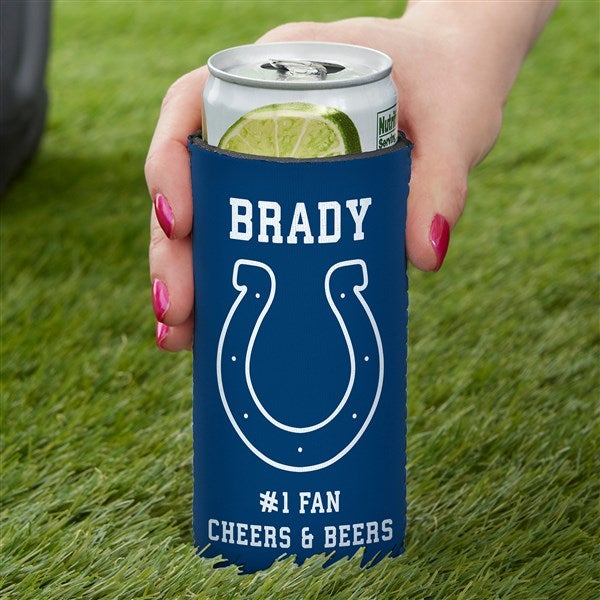 NFL Indianapolis Colts Personalized Slim Can Cooler  - 36336