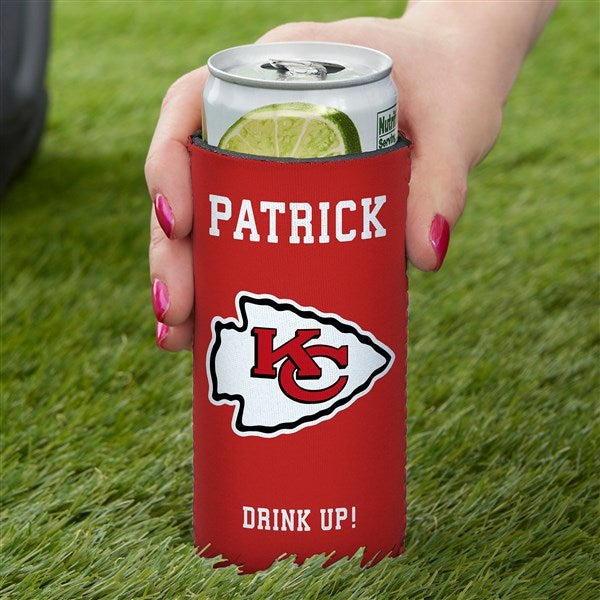 NFL Kansas City Chiefs Personalized Slim Can Cooler  - 36338