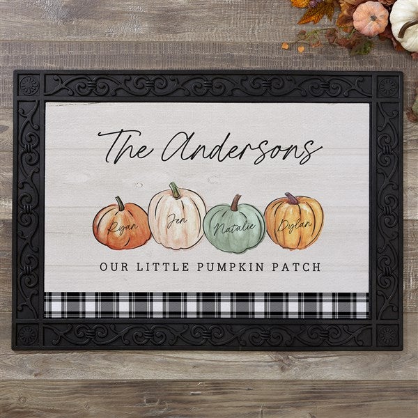 Personalized Doormats - Family Pumpkin Patch - 36370