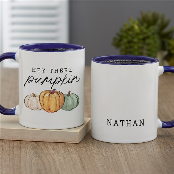 Personalized Coffee Mugs - Fall Family Pumpkins - 36379