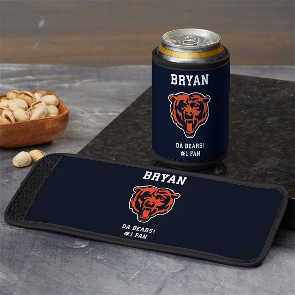 NFL Chicago Bears Personalized Can & Bottle Wrap  - 36380