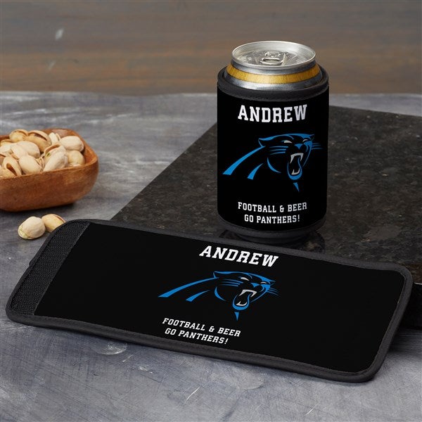 NFL Carolina Panthers Personalized Can & Bottle Wrap  - 36385