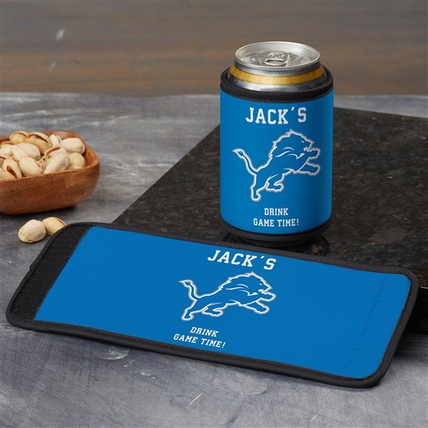 NFL Detroit Lions Personalized Can & Bottle Wrap  - 36390