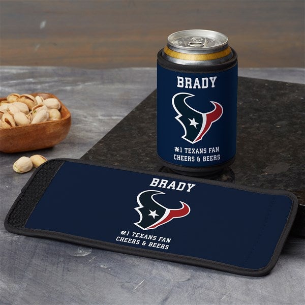 NFL Houston Texans Personalized Can & Bottle Wrap  - 36392