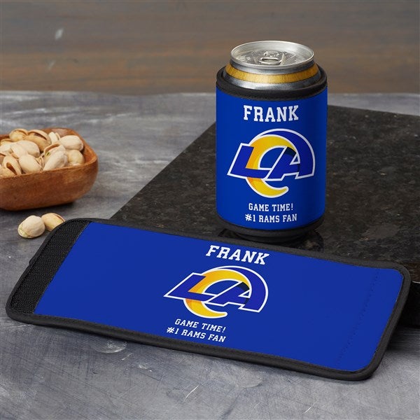 NFL Los Angeles Rams Personalized Can & Bottle Wrap  - 36396