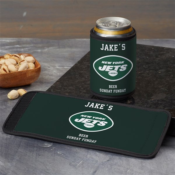 NFL New York Jets Personalized Can & Bottle Wrap  - 36402