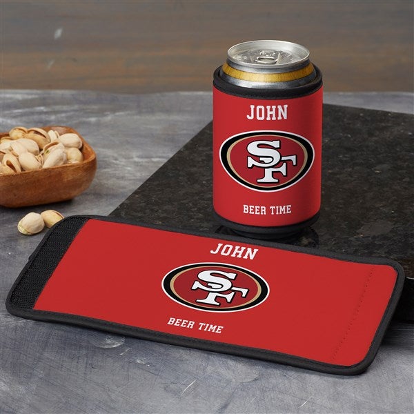 NFL San Francisco 49ers Personalized Can & Bottle Wrap  - 36406