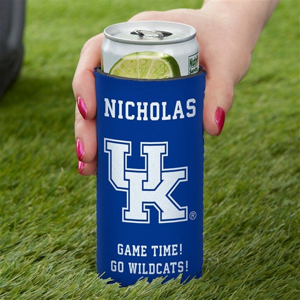 NCAA Kentucky Wildcats Personalized Slim Can Cooler - 36411