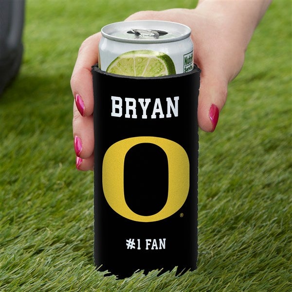 NCAA Oregon Ducks Personalized Slim Can Cooler - 36412