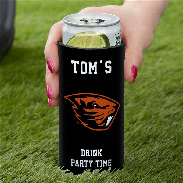 NCAA Oregon State Beavers Personalized Slim Can Cooler - 36421
