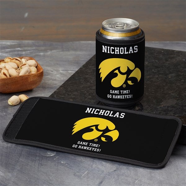 NCAA Iowa Hawkeyes Personalized Can & Bottle Wrap  - 36465