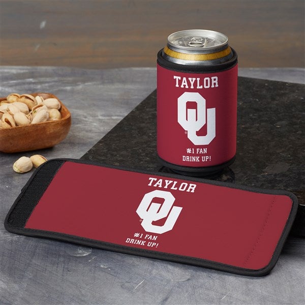 NCAA Oklahoma Sooners Personalized Can & Bottle Wrap  - 36483