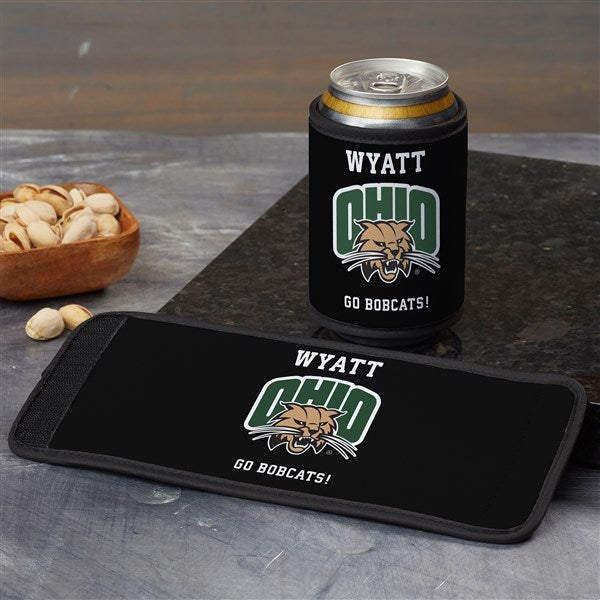NCAA Ohio Bobcats Personalized Can & Bottle Wrap  - 36485