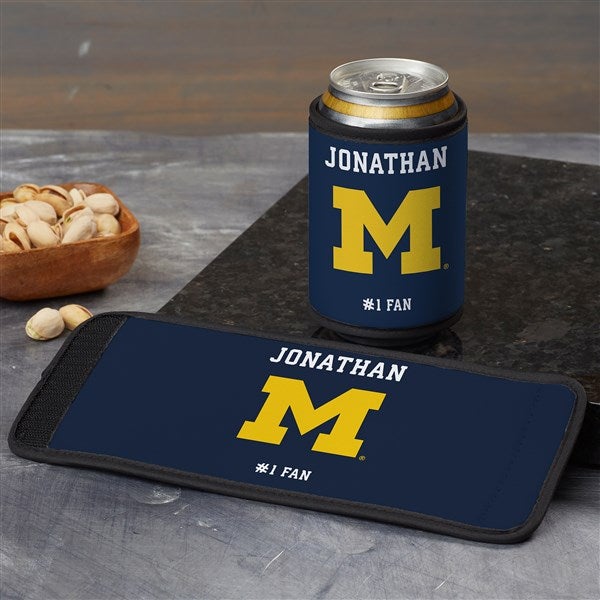 NCAA Michigan Wolverines Personalized Can & Bottle Wrap  - 36492