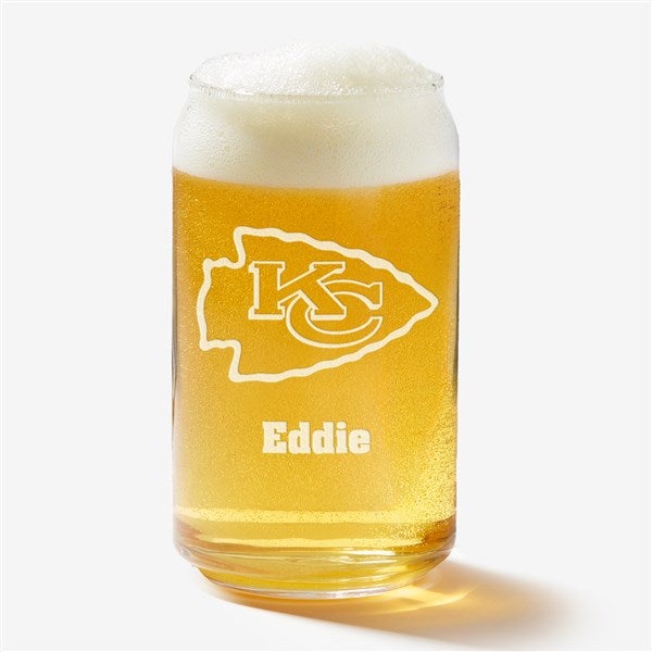 NFL Kansas City Chiefs Personalized Beer Glasses  - 36501