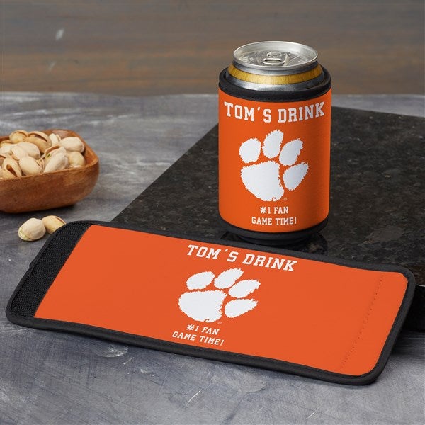 NCAA Clemson Tigers Personalized Can & Bottle Wrap  - 36504